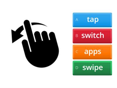 Phone vocabulary - actions and basic icons - CCLC