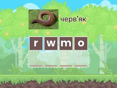 Unscrumble the words. 