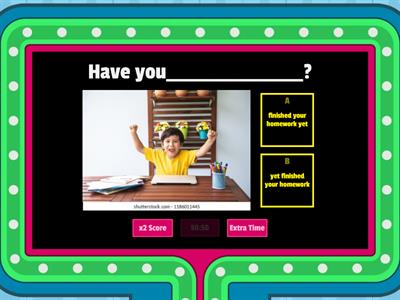 Review present perfect + yet, already, just, ever, never, for, since