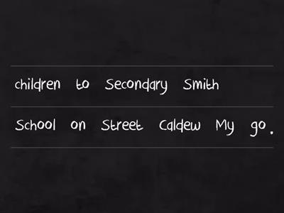 Pre Entry - My Local Area