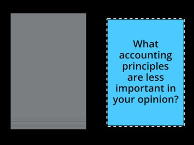 Accounting principles
