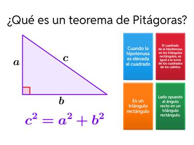 Teorema de Pitágoras 