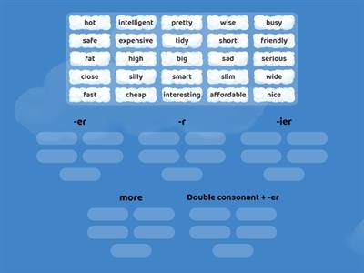 Comparative adjectives