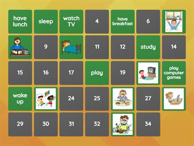  Daily routine memory game 