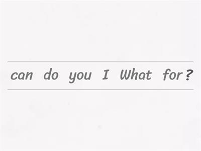 Banking dialogue unjumble