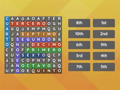  numeros ordinales 1-10