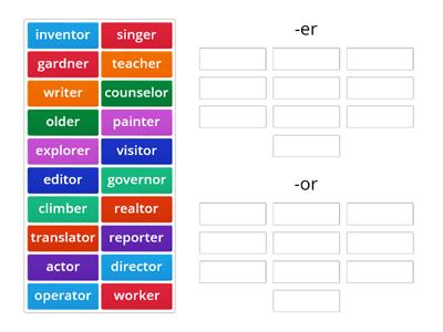 Salina 3rd Suffixes (-er, -or)