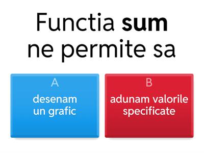 Excel Functii / Grafice - recapitulare