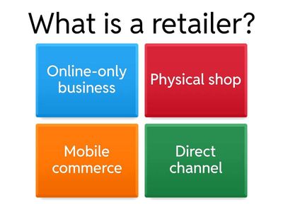 Methods of Distribution (Place) Quiz