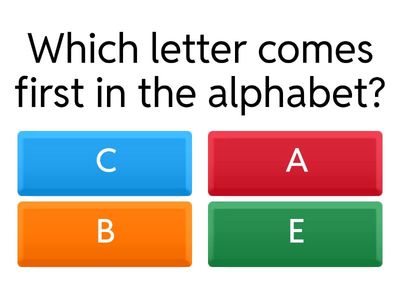 Alphabet Quiz