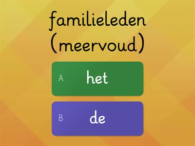 'Het' of 'de' - de lidwoorden