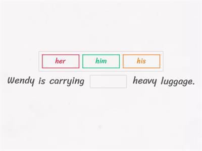 Subject, Object Pronouns, Possessive Adjectives and Possessive Pronouns