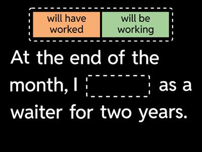 Future continuous or future perfect 