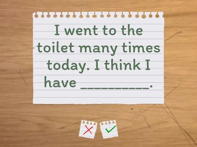 Go Getter 5.3 Vocabulary  (Complete the sentences)