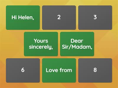 Formal/informal writing