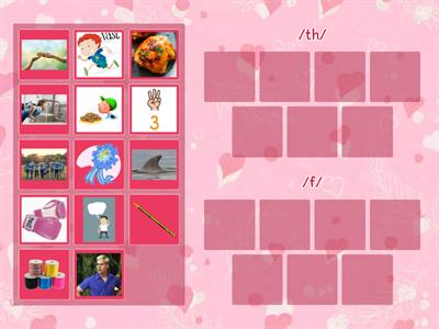 Minimal Pairs /th/ - /f/