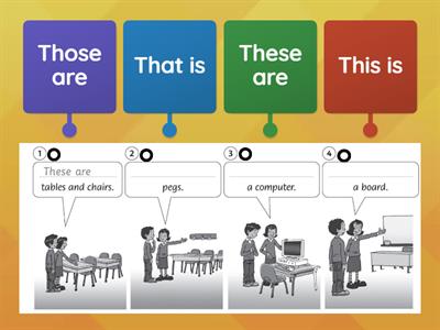 This/ these  - that/those