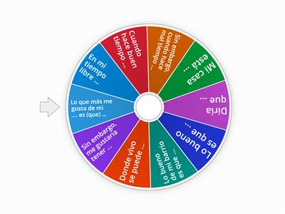 Mi Barrio Writing Assessment Vocab