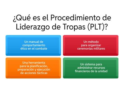 Procedimiento de Liderazgo de Tropas