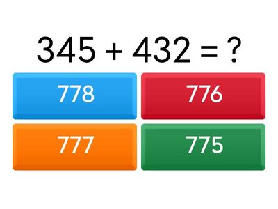 Събиране и изваждане до 1000 без преминаване