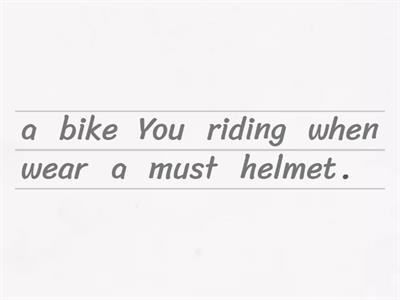 must - have to - mustn't - don't have to