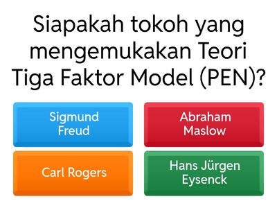 TEORI TIGA FAKTOR
