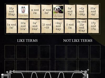  Like Terms vs UNLike Terms