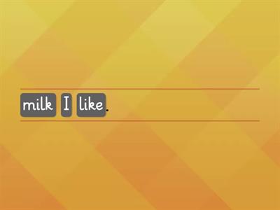 I like/ I don't like...