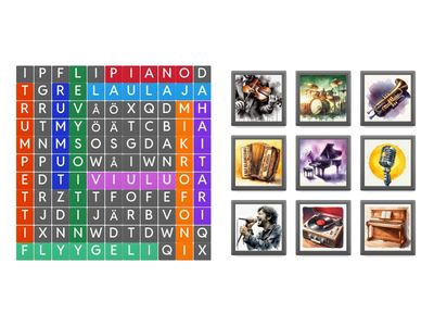 MUSIIKKI: Etsi sana ja valitse kuva 1