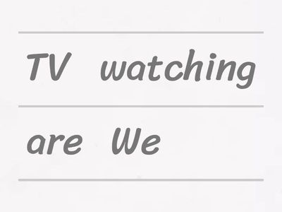 Present Continuous - Unit 5