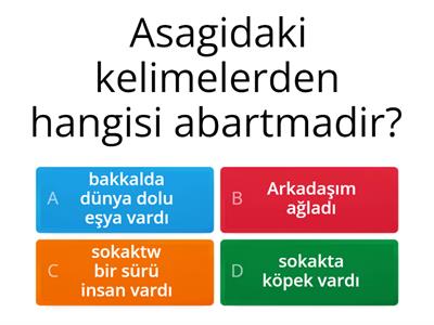 5sinif Türkçe test