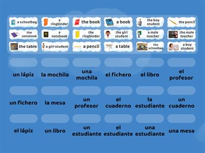 Spanish Definite v. Indefinite Articles Practice
