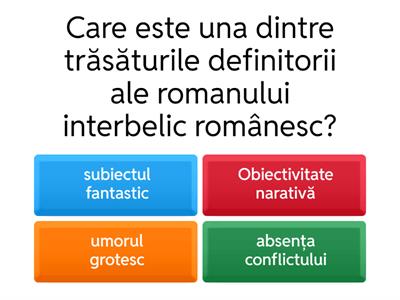 Orientări în romanul românesc interbelic