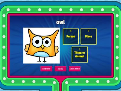 Noun/Namer Game Show