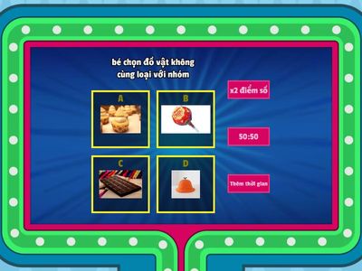 loại 1 nhóm đối tượng không cùng loại 