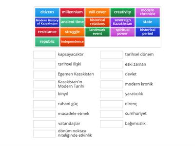 Task 1. Find the Turkish version of the words in bold from the text