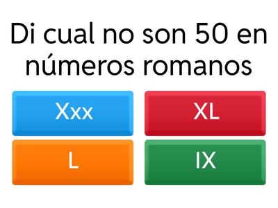 Numeros romanos
