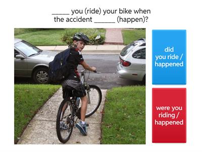 past simple or past continuous