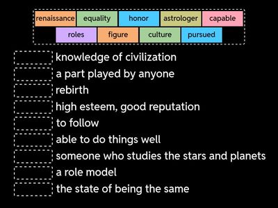 Renaissance Dictionary Skills Vocab