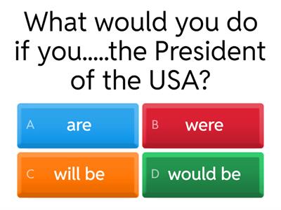 Zero, First and Second Conditional