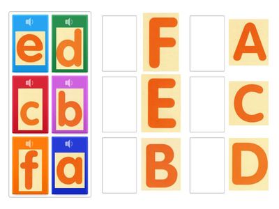 A-F Uppercase / Lowercase 