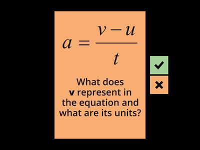 N5 Physics - Acceleration