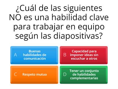 15VA SEMANA: Desarrollo de habilidades de trabajo en equipo (PRACTICA 1)