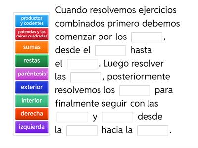  Ejercicios Combinados
