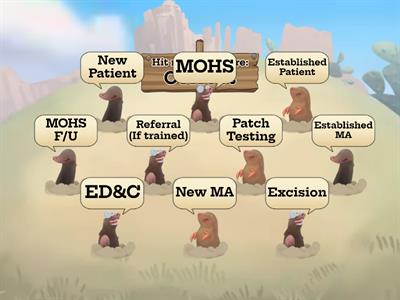 Event Types SCS Schedules: Wack-a-Mole