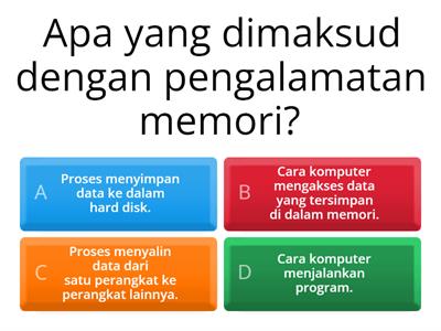 Pengalamatan Memory