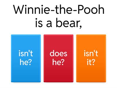 English writers: tag-questions