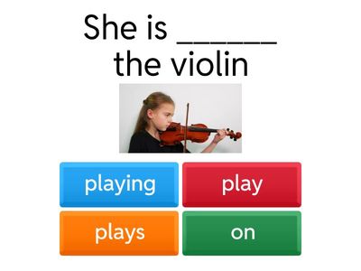  Present continuous (Fly High 2)