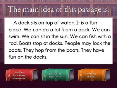 Main Idea Passages