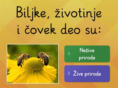 Značaj nežive prirode za živi svet 